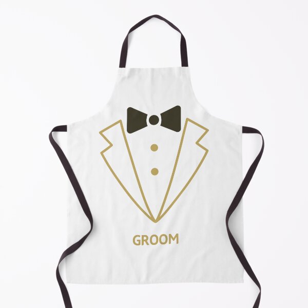 Item preview, Minimal Gold & Black Tuxedo Line Art | Groom Wedding Typography Design designed and sold by JOOKDesign.