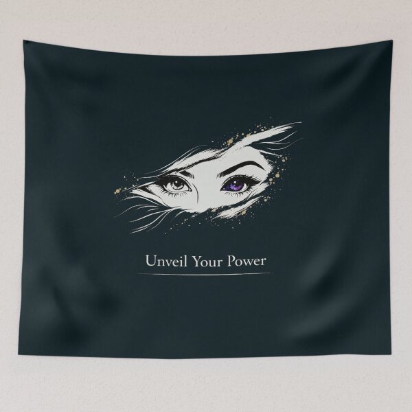 Item preview, Unveil Your Power T-Shirt – Mystic Eyes Aesthetic Art Tee designed and sold by KDesignCrafts.