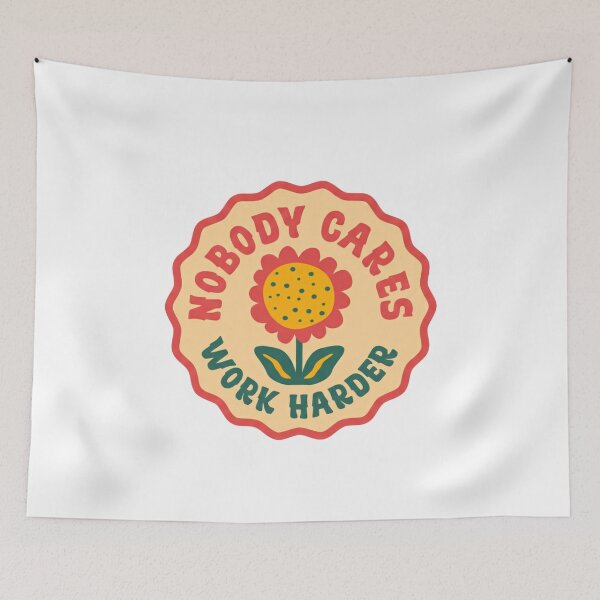 Item preview, Nobody Cares Work Harder Retro Circle Relentless Drive designed and sold by SkeletonsDanger.