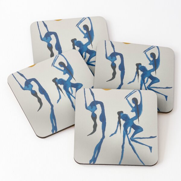 Item preview, Blue dancing girls under the sun designed and sold by MoanerLisa67.
