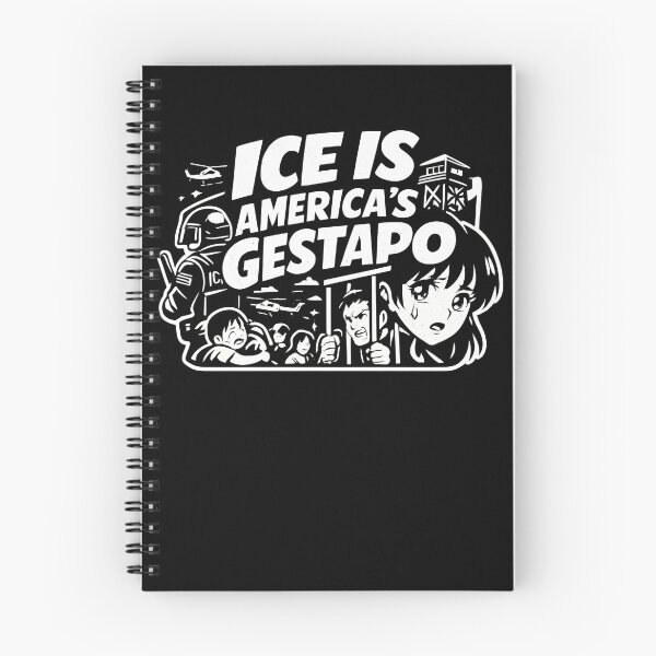 Item preview, Anti ICE Gestapo Protest Shirt – Satirical Typography Riso Print designed and sold by WAUZ.