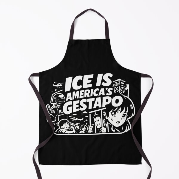 Item preview, Anti ICE Gestapo Protest Shirt – Satirical Typography Riso Print designed and sold by WAUZ.