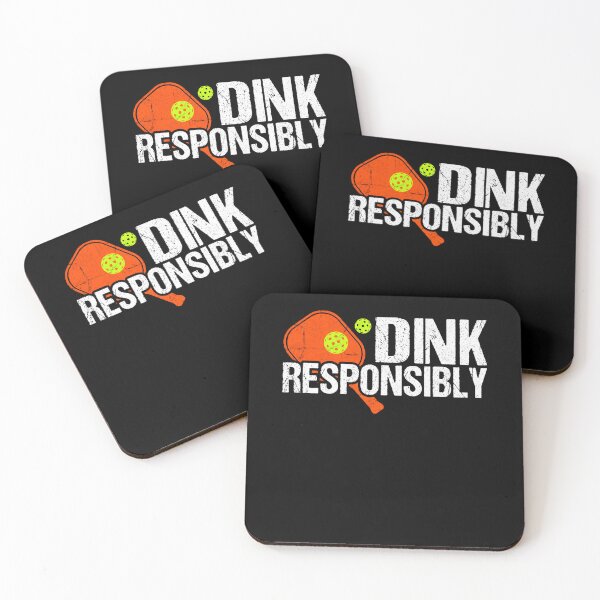 Item preview, Dink Responsibly Pickleball Tee designed and sold by pkk72.