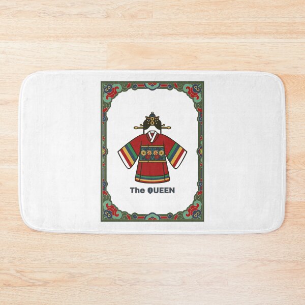 Item preview, Korean Queen Hanbok Illustration | Royal Traditional Korea Aesthetic Design designed and sold by JOOKDesign.