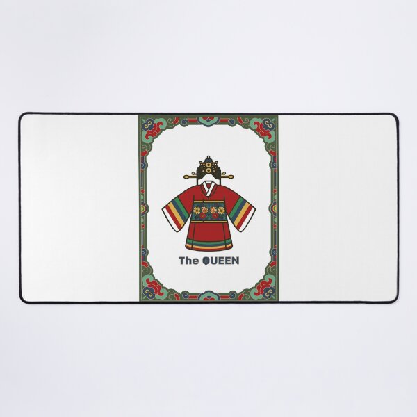 Item preview, Korean Queen Hanbok Illustration | Royal Traditional Korea Aesthetic Design designed and sold by JOOKDesign.