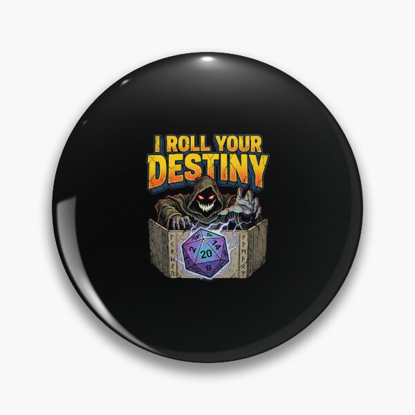 Item preview, I Roll Your Destiny Game Master D20 Dice Fantasy RPG designed and sold by Fenay Designs.