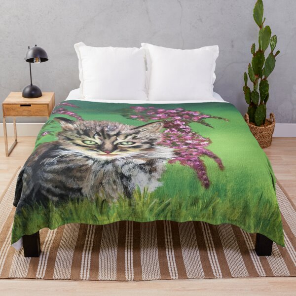 Item preview, Kitten in a Garden Meadow designed and sold by Selena Razuri.