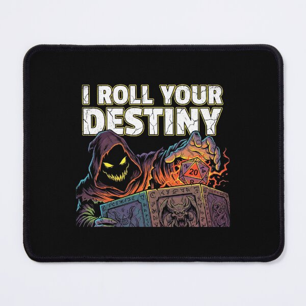 Item preview, I Roll Your Destiny Fiery D20 Game Master RPG Design designed and sold by Fenay Designs.