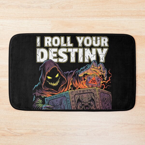 Item preview, I Roll Your Destiny Fiery D20 Game Master RPG Design designed and sold by Fenay Designs.