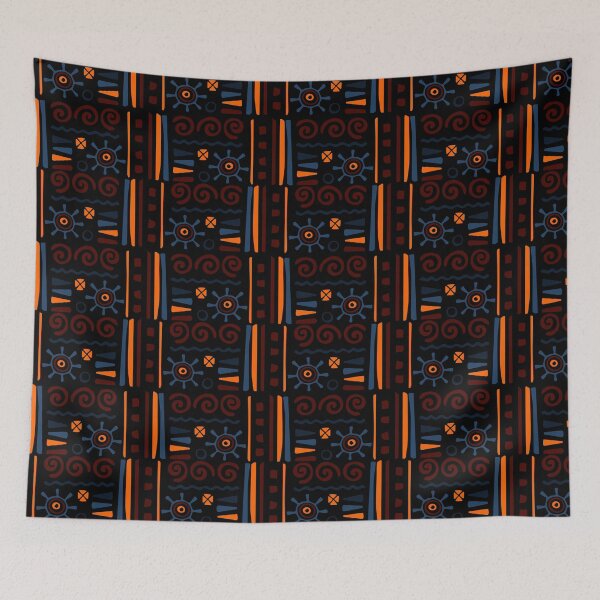 Item preview, Luxury Aztec Tessellation - Ethnic Polynesian Tribal  - Best Friend Gifts designed and sold by RoyalStarsPatts.