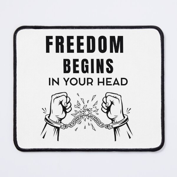 Item preview, Unchain Your Soul - Mindset is Everything - Minimalist Sketch designed and sold by Anyshca.