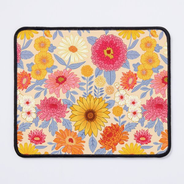 Item preview, Retro Plentiful Petals - Cream Background designed and sold by TigaTiga.