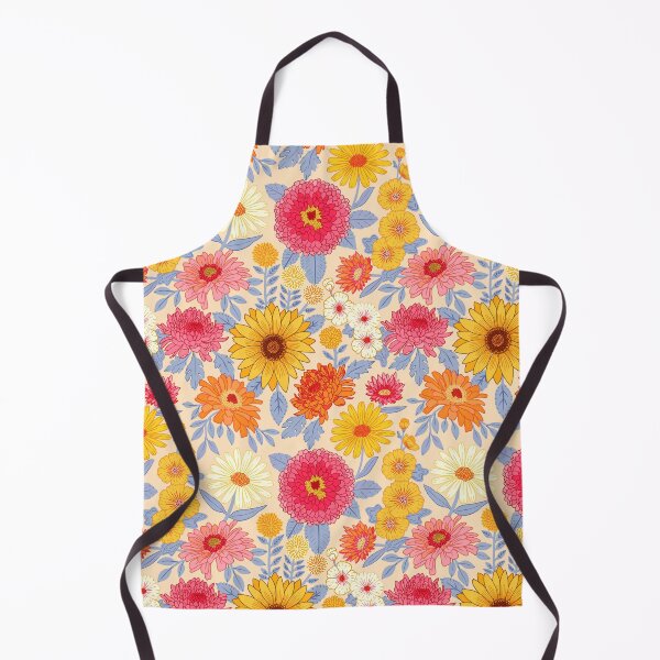 Item preview, Retro Plentiful Petals - Cream Background designed and sold by TigaTiga.
