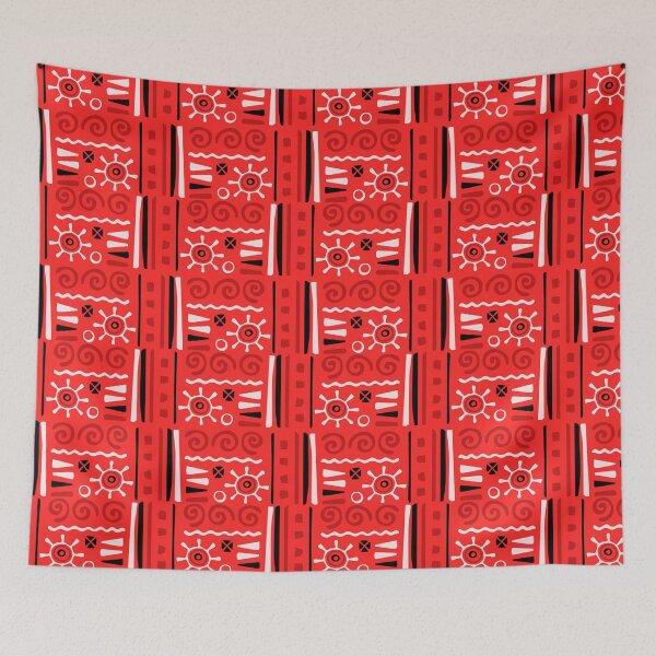 Item preview, Minimal Afrocentric Grid - Ethnic Polynesian Tribal  - Best Gifts For Him designed and sold by RoyalStarsPatts.