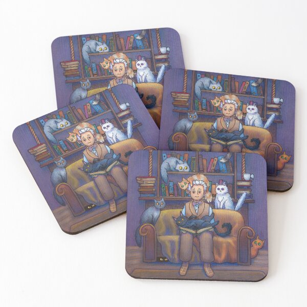 Item preview, Bookshop cats designed and sold by illustore.