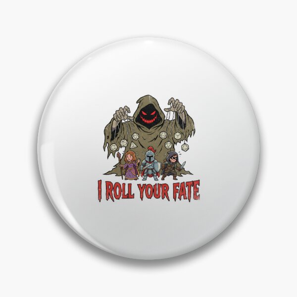 Item preview, I Roll Your Fate Dice Puppet Master Funny RPG Game Master designed and sold by Fenay Designs.