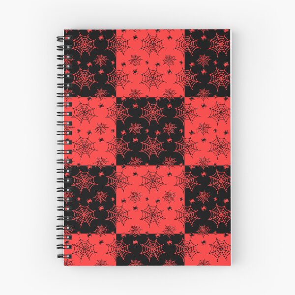Item preview, Black and red interchange web pattern designed and sold by serenebookworm.