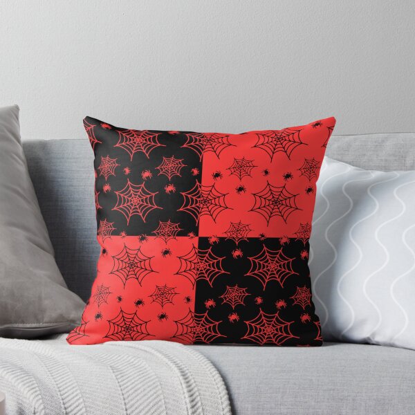 Item preview, Black and red interchange web pattern designed and sold by serenebookworm.