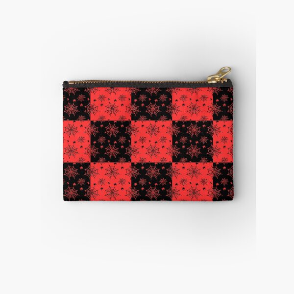 Item preview, Black and red interchange web pattern designed and sold by serenebookworm.