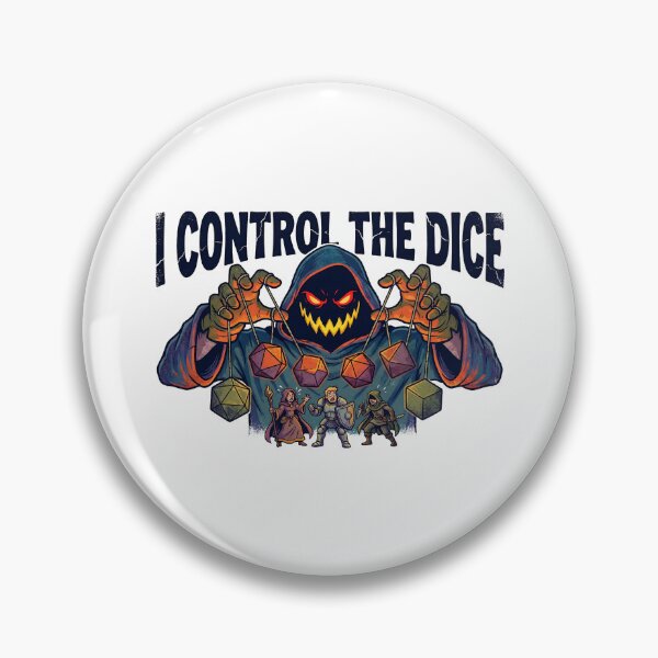 Item preview, I Control The Dice Tabletop RPG Fantasy Game designed and sold by Fenay Designs.