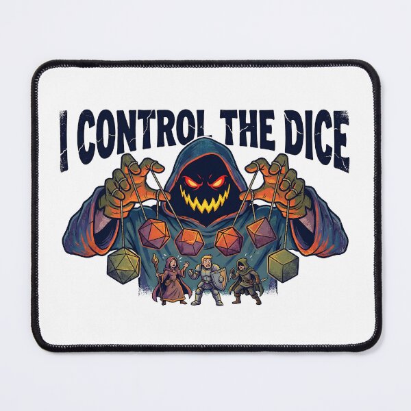Item preview, I Control The Dice Tabletop RPG Fantasy Game designed and sold by Fenay Designs.
