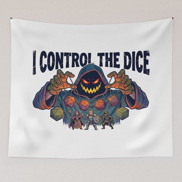 Item preview, I Control The Dice Tabletop RPG Fantasy Game designed and sold by Fenay Designs.