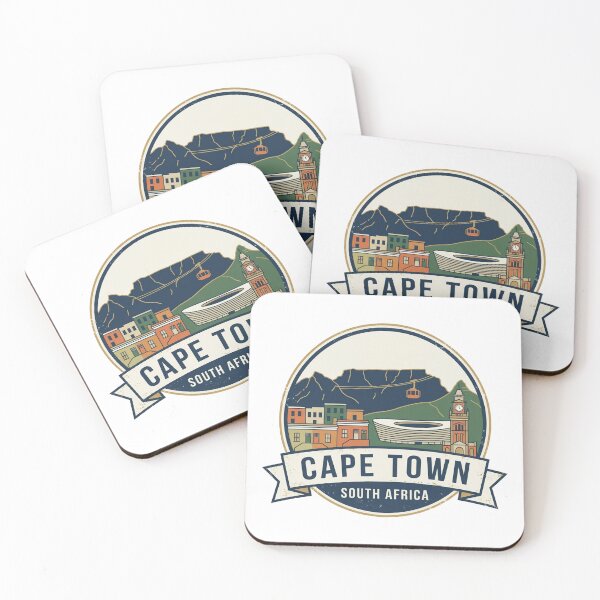 Item preview, Cape Town, South Africa: Table Mountain & Cityscape T-Shirt designed and sold by coleycc.