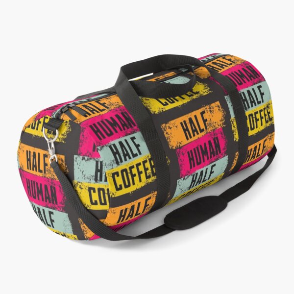 Item preview, Half Human Half Coffee Funny Caffeine Quote Design designed and sold by PrintandJoy.