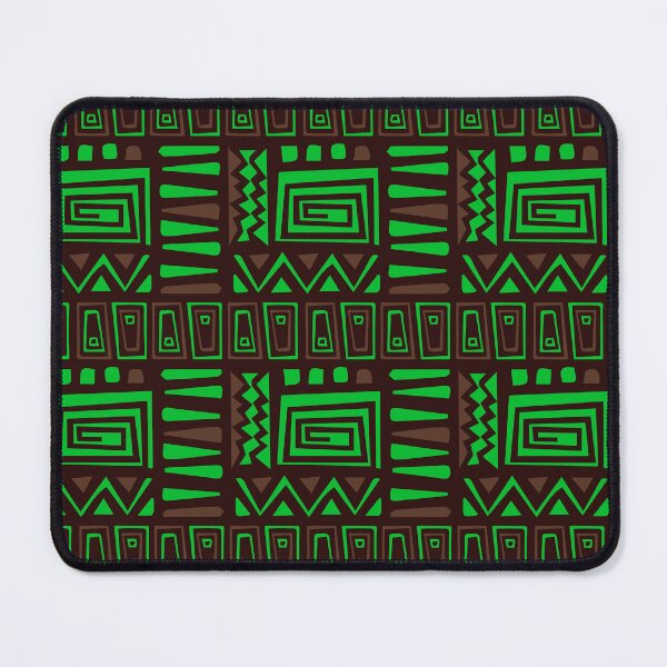 Item preview, Polished Green Savannah Checkered - Ethnic Polynesian Tribal - Birthday Gifts designed and sold by RoyalStarsPatts.