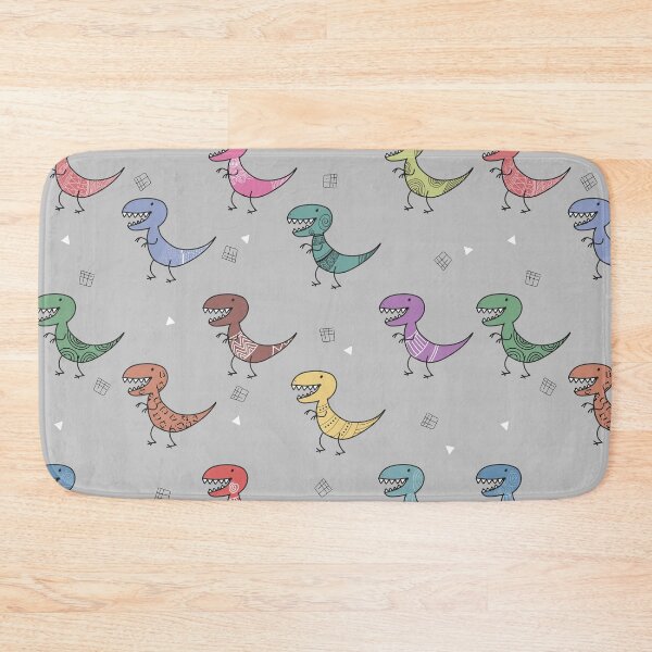 Item preview, Boho T-Rex: Tribal Dinosaur Seamless Pattern designed and sold by  Boho Vibes Studio.
