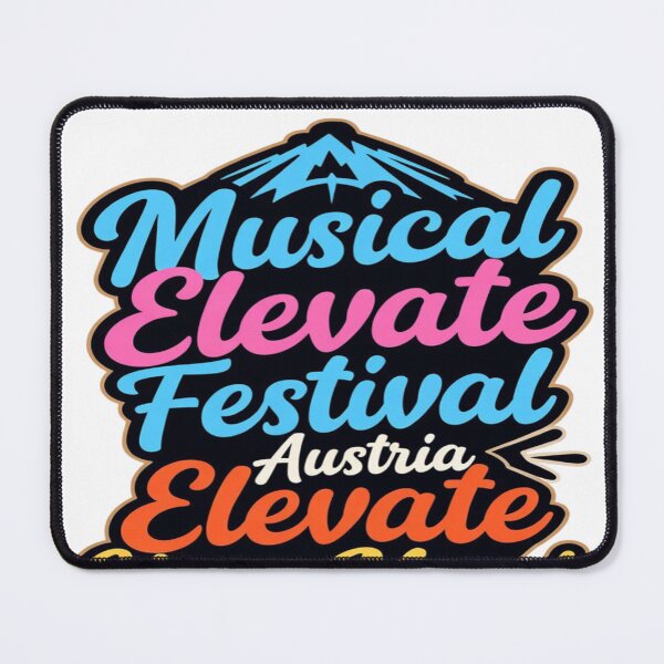 Item preview, Musical Elevate Festival Austria - Retro Aesthetic Typography designed and sold by Sushikidsntod.