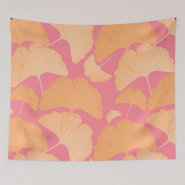 Item preview, Peach Ginkgo Botanical Dream 1 designed and sold by Anita's & Bella's Art.