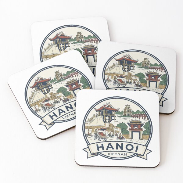 Item preview, Hanoi, Vietnam: Old Quarter & Hoan Kiem Lake T-Shirt designed and sold by coleycc.