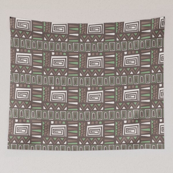 Item preview, Old School Egyptian Tile - Ethnic Polynesian Tribal  - Birthday Gifts For Him designed and sold by RoyalStarsPatts.