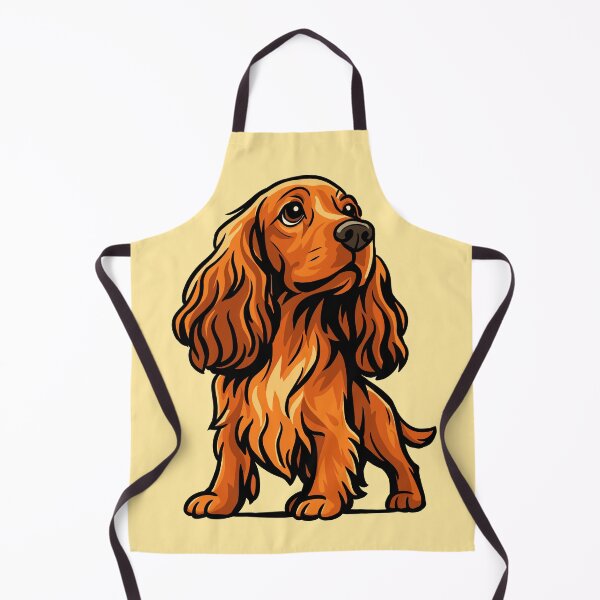 Item preview, Red Cocker Spaniel - Cute Ginger Dog illustration designed and sold by MartynaKanik.
