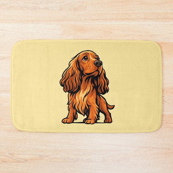 Item preview, Red Cocker Spaniel - Cute Ginger Dog illustration designed and sold by MartynaKanik.