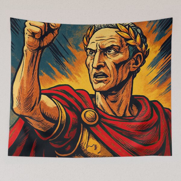 Item preview, Julius Caesar, leader | Comics - Cartoon style designed and sold by ComicsFactory.