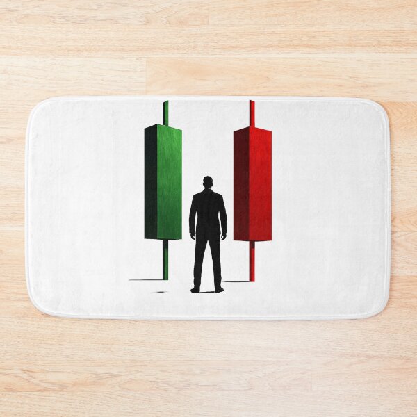 Item preview, Abstract Trading Candlestick Art – Financial Market Symbolism designed and sold by Adappai.