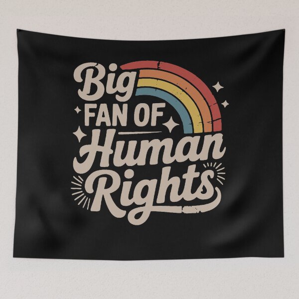 Item preview, Big Fan of Human Rights designed and sold by JacquelinePerki.