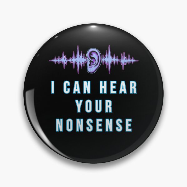 Item preview, Audio Nonsense Detector - Sarcastic Streetwear I Can Hear Your Nonsense - Back Print Edition designed and sold by Anyshca.