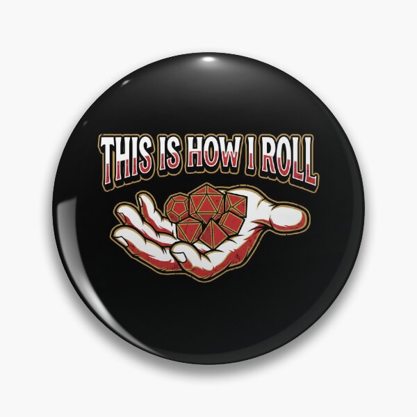 Item preview, This Is How I Roll Red Dice Tabletop RPG Gamer designed and sold by Fenay Designs.