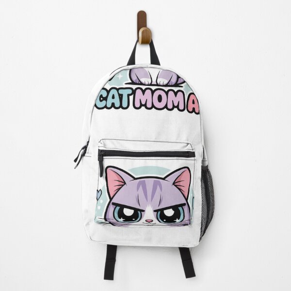 Item preview, Cat Mom AF – Funny Sarcastic Kawaii Cat Sticker designed and sold by Ashley critters.