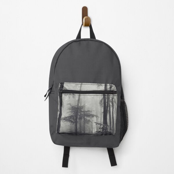 Item preview, Grey Zone - Moody Forest Shrouded in Fog designed and sold by Dyrk Wyst Redbubble Shop.