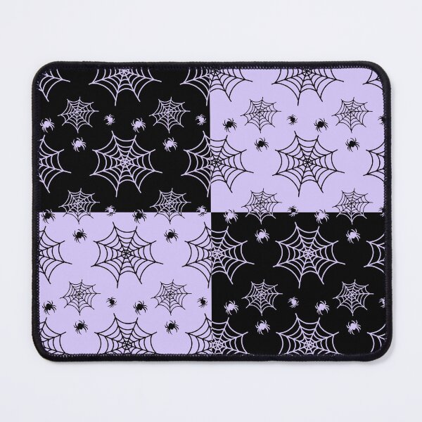 Item preview, Black and lilac interchange web pattern designed and sold by serenebookworm.