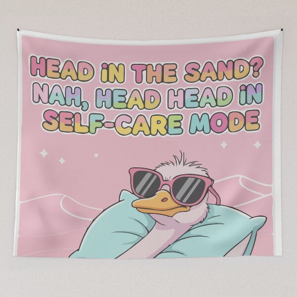 Item preview, Ostrich self-care designed and sold by SineCreatives.