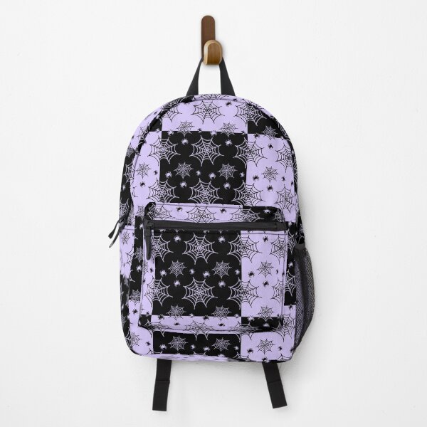 Item preview, Black and lilac interchange web pattern designed and sold by serenebookworm.