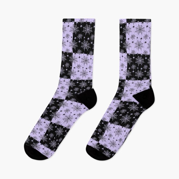 Item preview, Black and lilac interchange web pattern designed and sold by serenebookworm.