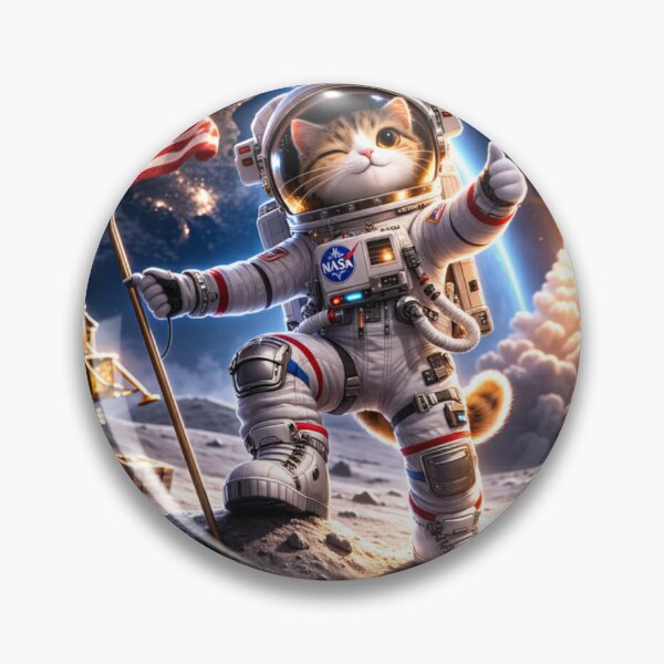 Item preview, One Small Step for Meow-kind designed and sold by Dreamy Armine Art.