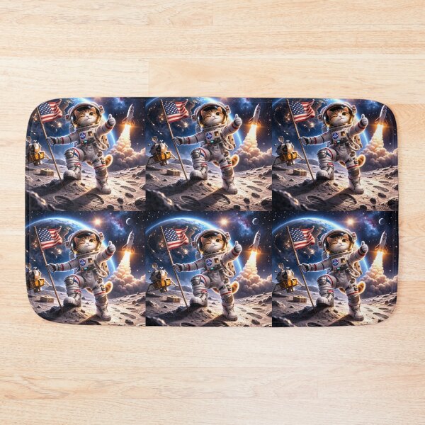 Item preview, One Small Step for Meow-kind designed and sold by Dreamy Armine Art.