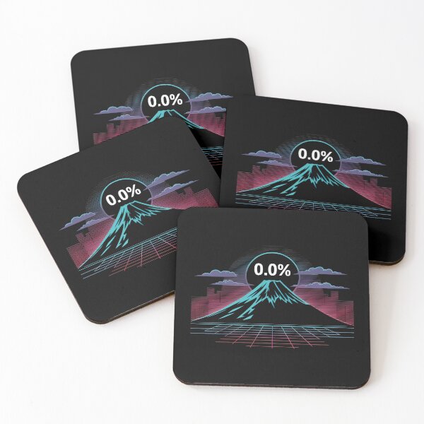 Item preview, Vaporwave Synthwave Sobriety 0.0 Percent designed and sold by SplashTastic.